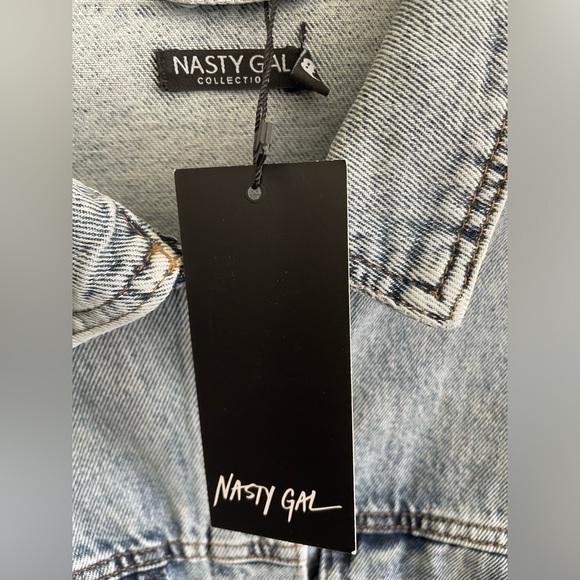 NWT Nasty Gal denim jacket - Picture 3 of 3
